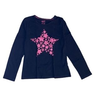 Girls top long sleeved crew neck